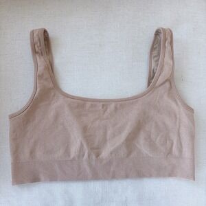 SKIMS Scoop Bralette Bra Metallic Clay 4X Plus Size